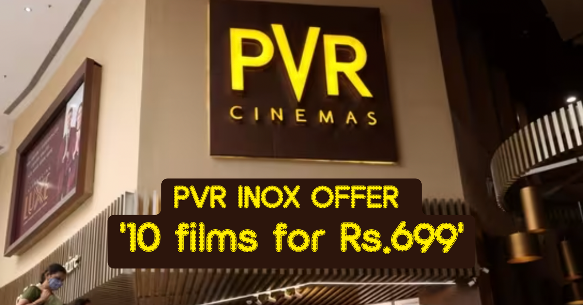 PVR INOX Offer